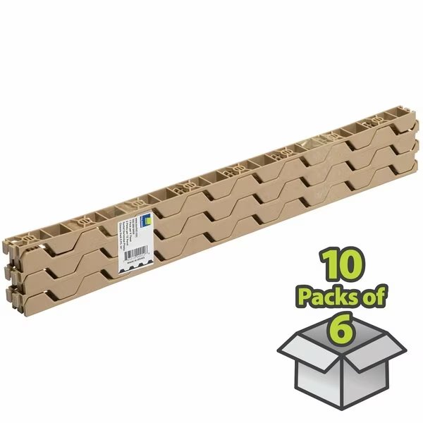 PLASTIC CLOSURE HORIZ, 60PK, Suntuf, Mfr#: 401032